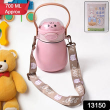 Stainless Steel Kitten / Bottle Vacuum Insulated Cup With Handle & Strap (700 ML) - justgrabit.in | Just Grab It