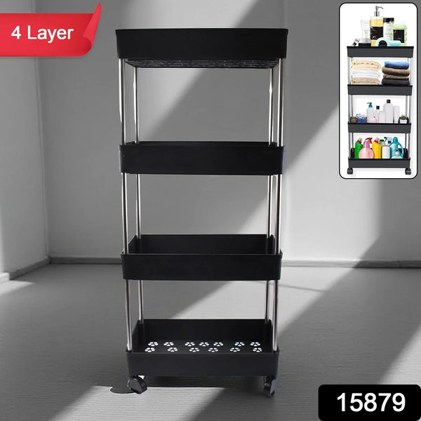 Movable Storage Rack Trolley - Justgrabit Inc.