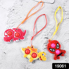 Silicone Push Pop Bubble Fidget Toy Keychain (1 Pc) - Justgrabit Inc.