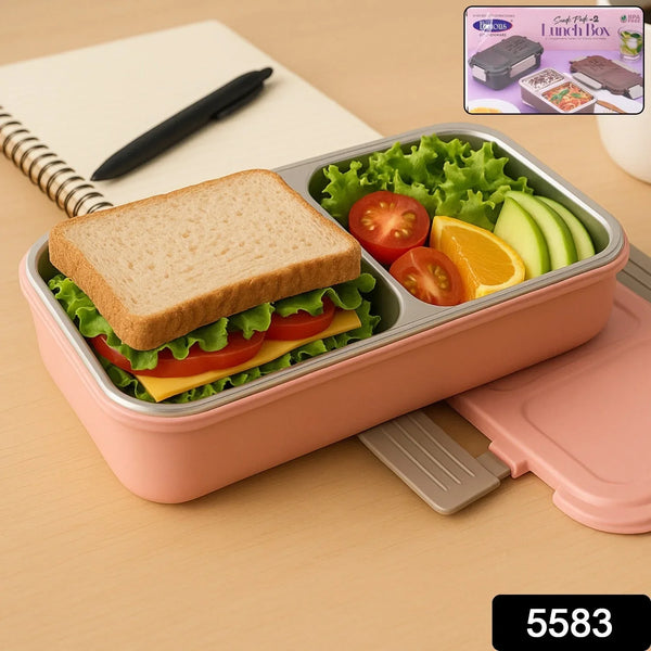 BPA - Free Snack Pack - 2 Lunch Box – 2 - Compartment - Justgrabit Inc.