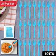 Reusable Food - Grade Plastic Forks (24 Pc) - Justgrabit Inc.