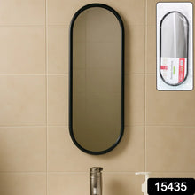 Modern Oval Wall - Mounted Bathroom Mirror (1 Pc) - Justgrabit Inc.