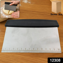 Premium Stainless Steel Dough Scraper (1 Pc) - Justgrabit Inc.