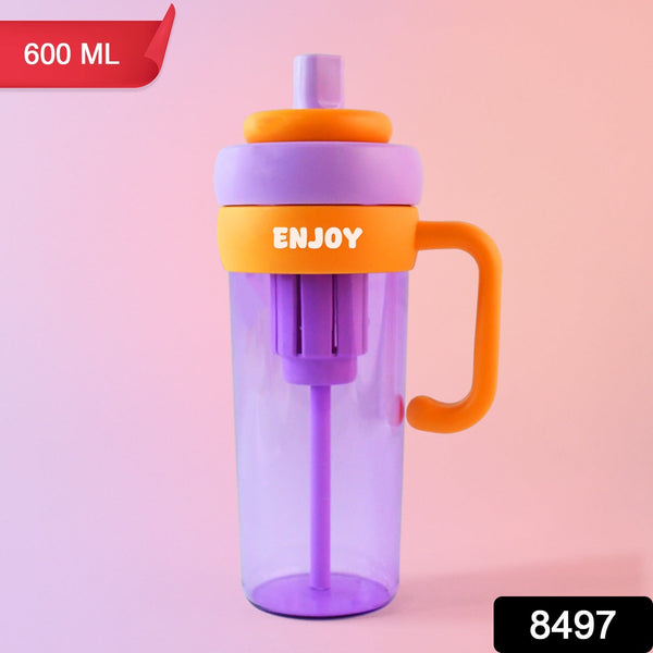 Premium Plastic Water Bottle Approx 600ML (1 Pc) - justgrabit.in | Just Grab It
