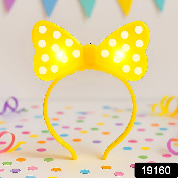 LED Glowing Bow Hairband (1 Pc) - Justgrabit Inc.