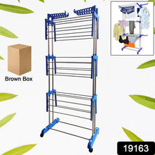 Foldable Stainless Steel Clothes Drying Stand Rack - Justgrabit Inc.