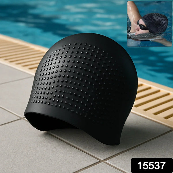 Knx Premium Silicone Waterproof Swimming Cap (1 Pc) - Justgrabit Inc.