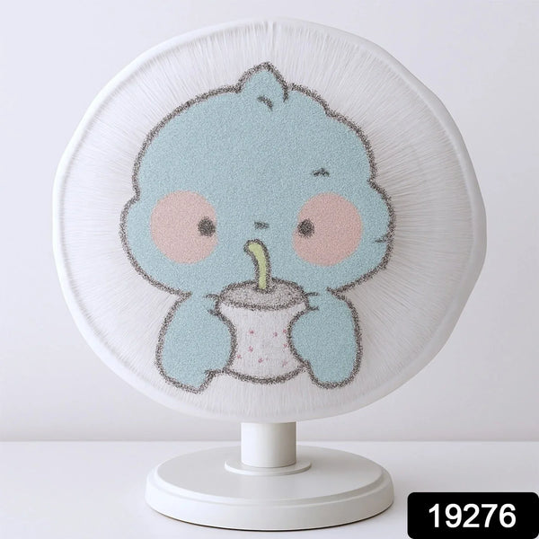 Cute Cartoon Character Fabric Mesh Fan Cover (1 Pc / Mix Design) - Justgrabit Inc.