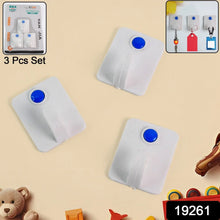 3 - Piece Self - Adhesive Wall Hooks Set - Justgrabit Inc.