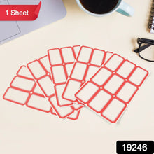 Multipurpose Writable Blank Label Sticker Sheets (1 Sheet) - Justgrabit Inc.