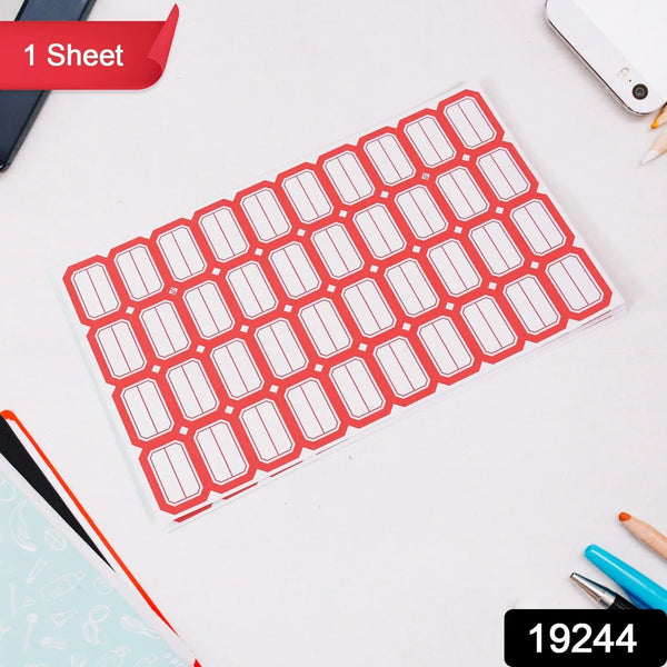 Multipurpose Writable Blank Label Sticker Sheets (1 Sheet) - Justgrabit Inc.
