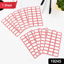 Multipurpose Writable Blank Label Sticker Sheets (1 Sheet) - Justgrabit Inc.