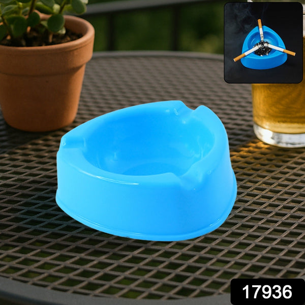 Oblivion Heavy Duty Plastic Ashtray (mix color & 1 Pc) - justgrabit.in | Just Grab It