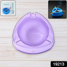 Oblivion Transparent Pueple Plastic Ashtray (1 Pc) - justgrabit.in | Just Grab It