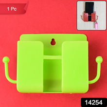 1 Pc Neon Green Wallmount Mobile Stand With Hook - justgrabit.in | Just Grab It