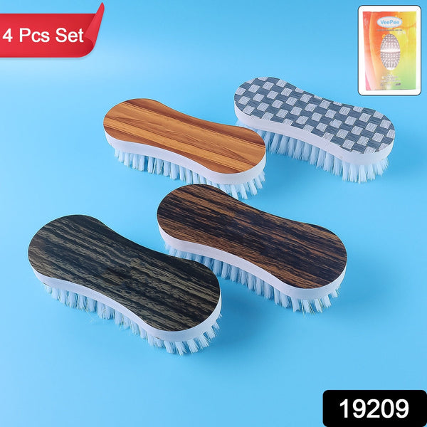Ergonomic Cloth Washing Brush Set (4 Pc) - justgrabit.in | Just Grab It