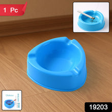 Oblivion Durable Plastic Ashtray with Wide Bowl and Triple Cigarette Holder Slots (1 Pc) - justgrabit.in | Just Grab It