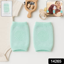 Mint Green Toddler Wool Knit Leg Warmer (Knee Guard) - justgrabit.in | Just Grab It