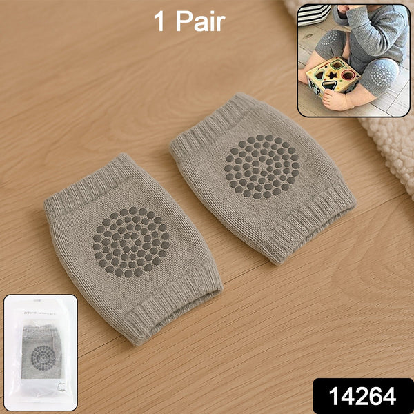 Grey Toddler Wool Knit Leg Warmer (Knee Guard) - justgrabit.in | Just Grab It