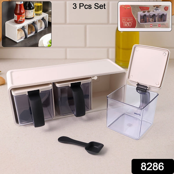 Grinss Modular Spice Storage Box Set (3 Pc) - justgrabit.in | Just Grab It