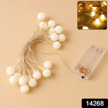 Battery Operated Warm White Globe Ball String Light - justgrabit.in | Just Grab It
