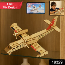 3D Wooden Aircraft Puzzle DIY Assembly Kit (Mix Design – 1 Set) - justgrabit.in | Just Grab It