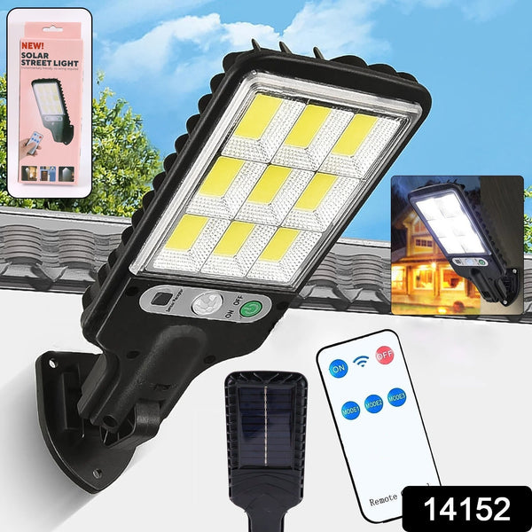 High - Power Solar LED Street Light with Motion Sensor & Remote Control - justgrabit.in | Just Grab It