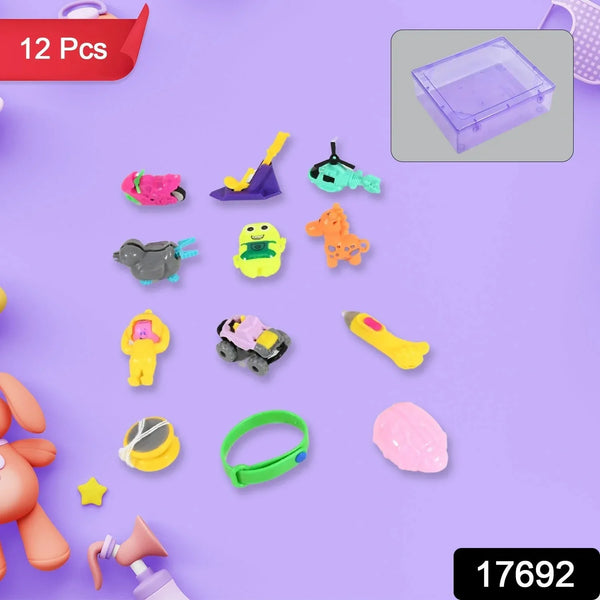 12 in 1 toy for kids, 10 different and small toys for kids to play with curiosity - Justgrabit Inc.