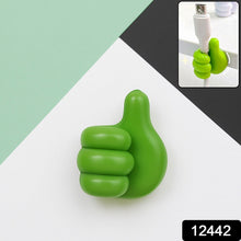Green Multifunctional Multi functional Hand Shape Wall Clip Hanger Keys Cable Holder - justgrabit.in | Just Grab It