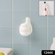 White Multifunctional Multi functional Hand Shape Wall Clip Hanger Keys Cable Holder - justgrabit.in | Just Grab It