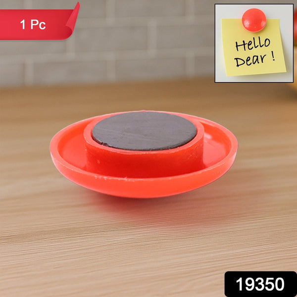 Red Board Magnets Circular Plastic Buttons (1 Pc) - justgrabit.in | Just Grab It