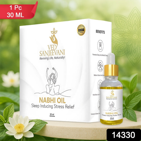 Ved Sanjeevani Nabhi Oil Sleep Inducing Stress Relief (30ML / 1 Pc) - justgrabit.in | Just Grab It