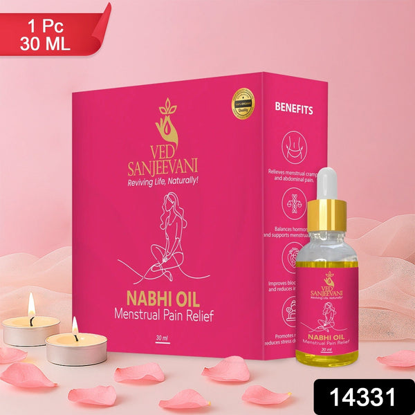 Ved Sanjeevani Nabhi Oil for Menstrual Pain Relief (30ML / 1 Pc) - justgrabit.in | Just Grab It
