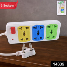 Compact 3 - Socket Universal Extension Board (1 Pc) - justgrabit.in | Just Grab It