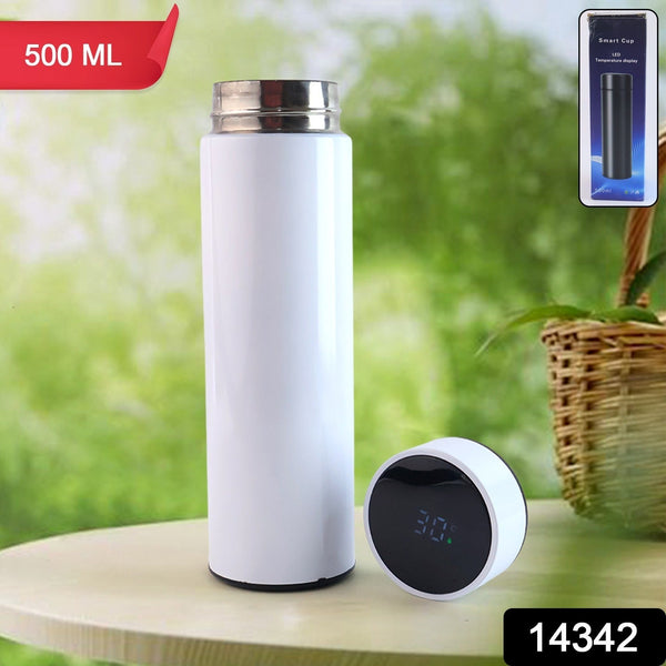 White Vacuum Insulated Water Bottle (1 Pc / 500ML) - justgrabit.in | Just Grab It