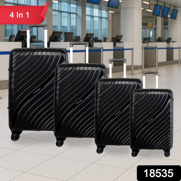 Big 4 in 1 Luggage with Wheels Travel suitcases Set (4 Pcs Set / Different Size) - justgrabit.in | Just Grab It