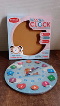 Aditi Wooden Educational Learning Clock Toy with Movable Hands - Justgrabit Inc.