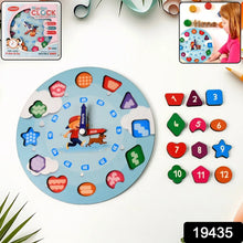 Aditi Wooden Educational Learning Clock Toy with Movable Hands - Justgrabit Inc.
