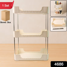 3 - Tier Multipurpose Storage Organizer Rack Shelf (1 Set) - justgrabit.in | Just Grab It
