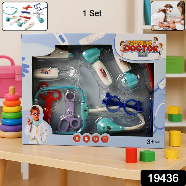 Aditi Premium Doctor Kit Medical Role Play Toy Set for Kids (10 Pc) - Justgrabit Inc.