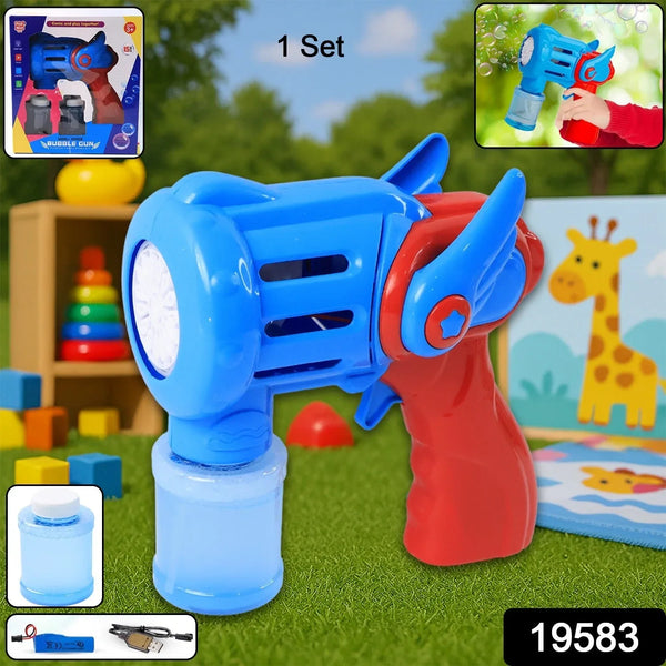 Rechargeable Bubble Gun Toy for Kids (1 Set) - Justgrabit Inc.