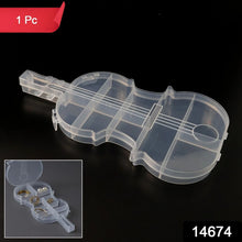 Violin Shape Plastic Storage Box (1 Pc) - Justgrabit Inc.
