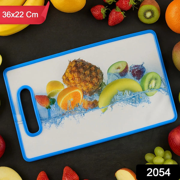 Large Rectangular Fruit Print Cutting Board (36x22cm / 1 Pc) - Justgrabit Inc.
