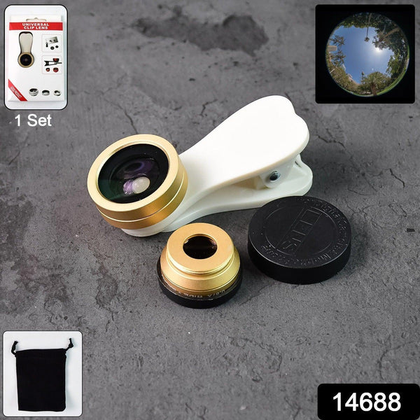 Universal Clip - On Mobile Camera Lens Kit (1 Set) - Justgrabit Inc.