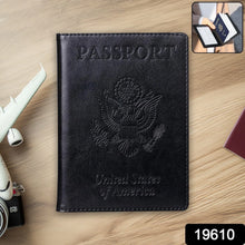 Premium Leatherette Passport Holder Cover (1 Pc) - Justgrabit Inc.