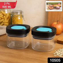 Supermom Airtight Kitchen Storage Containers – (2 Pc Set / 500 ml) - Justgrabit Inc.