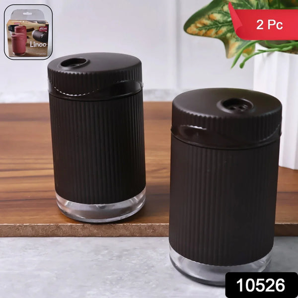 Supermom Linoo Salt & Pepper Dispenser Set (2 Pc) - Justgrabit Inc.
