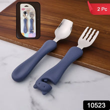 Supermom Foodie Stainless Steel Spoon & Fork (2 Pc Set) - Justgrabit Inc.