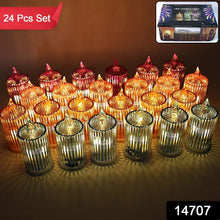 Decorative Flameless Electronic LED Candle Light Set (24 Pc) - Justgrabit Inc.