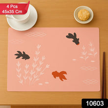 Decorative Dining Table Placemats with Elegant Design (4 Pc / 45x35 Cm) - Justgrabit Inc.